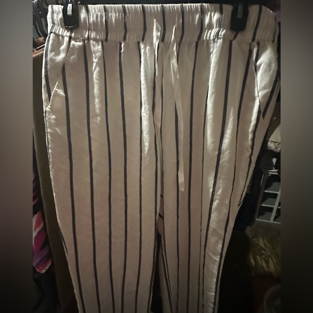 Sharagano women size XL linen pants